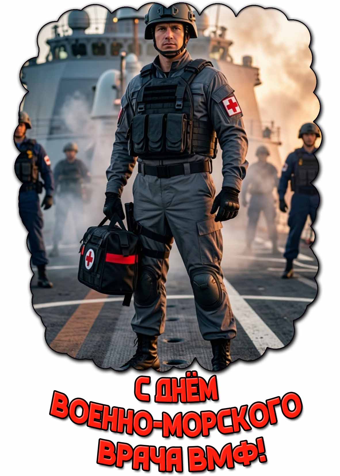 Картинка с днём военно-морского врача ВМФ