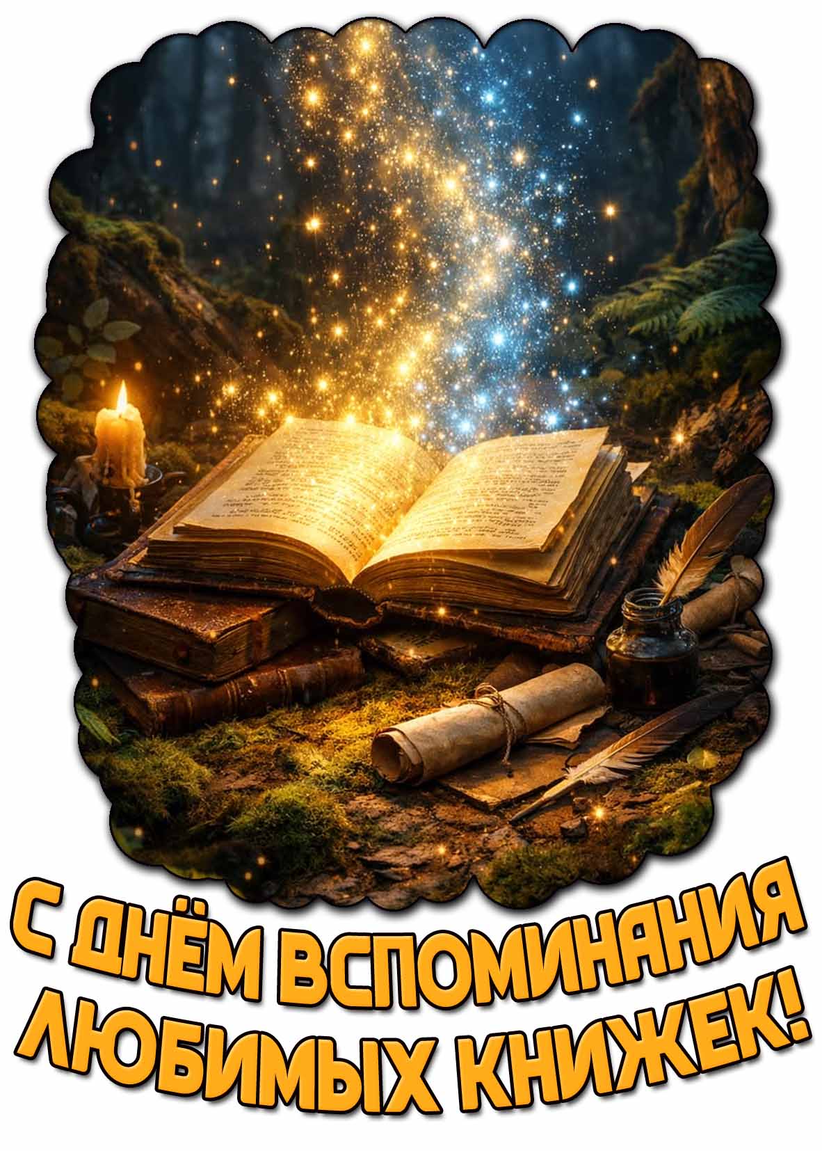 Картинка с днём вспоминания любимых книжек