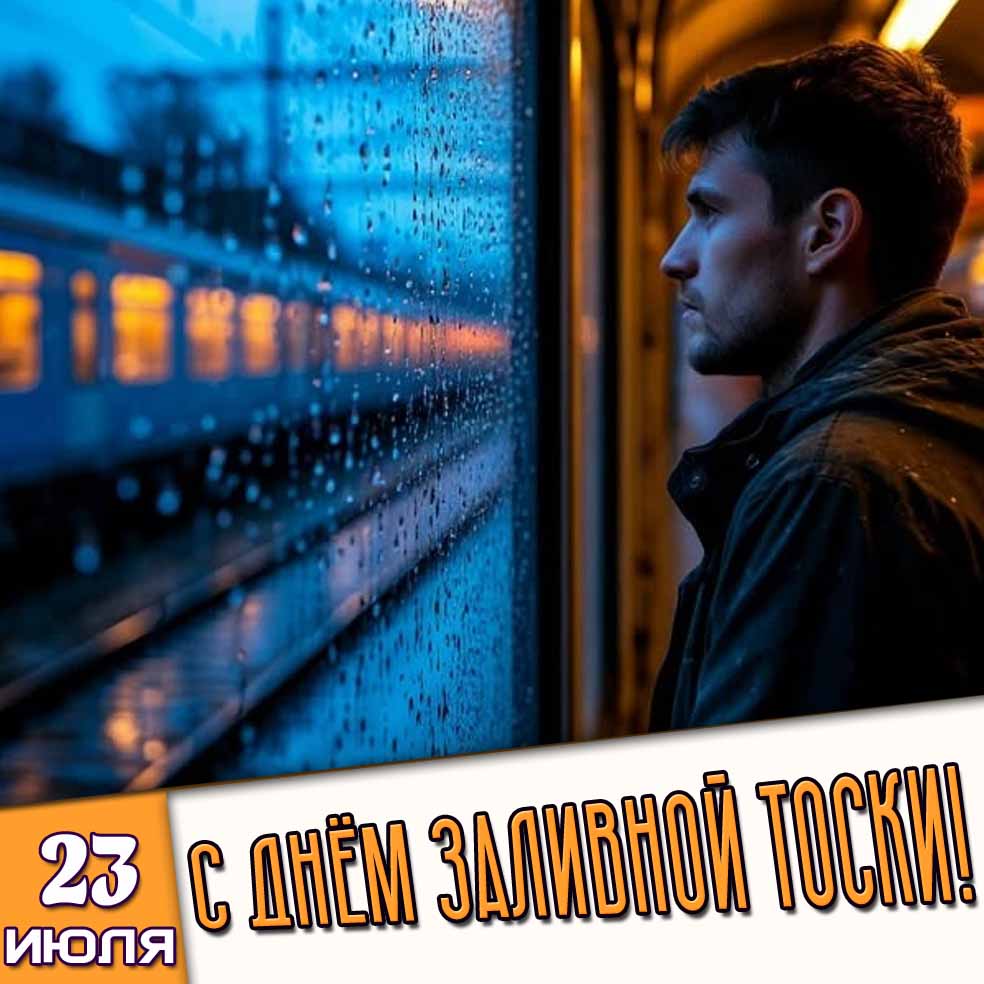 Картинка 23 июля - с днём заливной тоски!