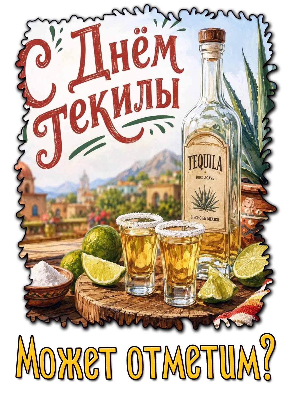 Картинка "С днём текилы! Может отметим?"