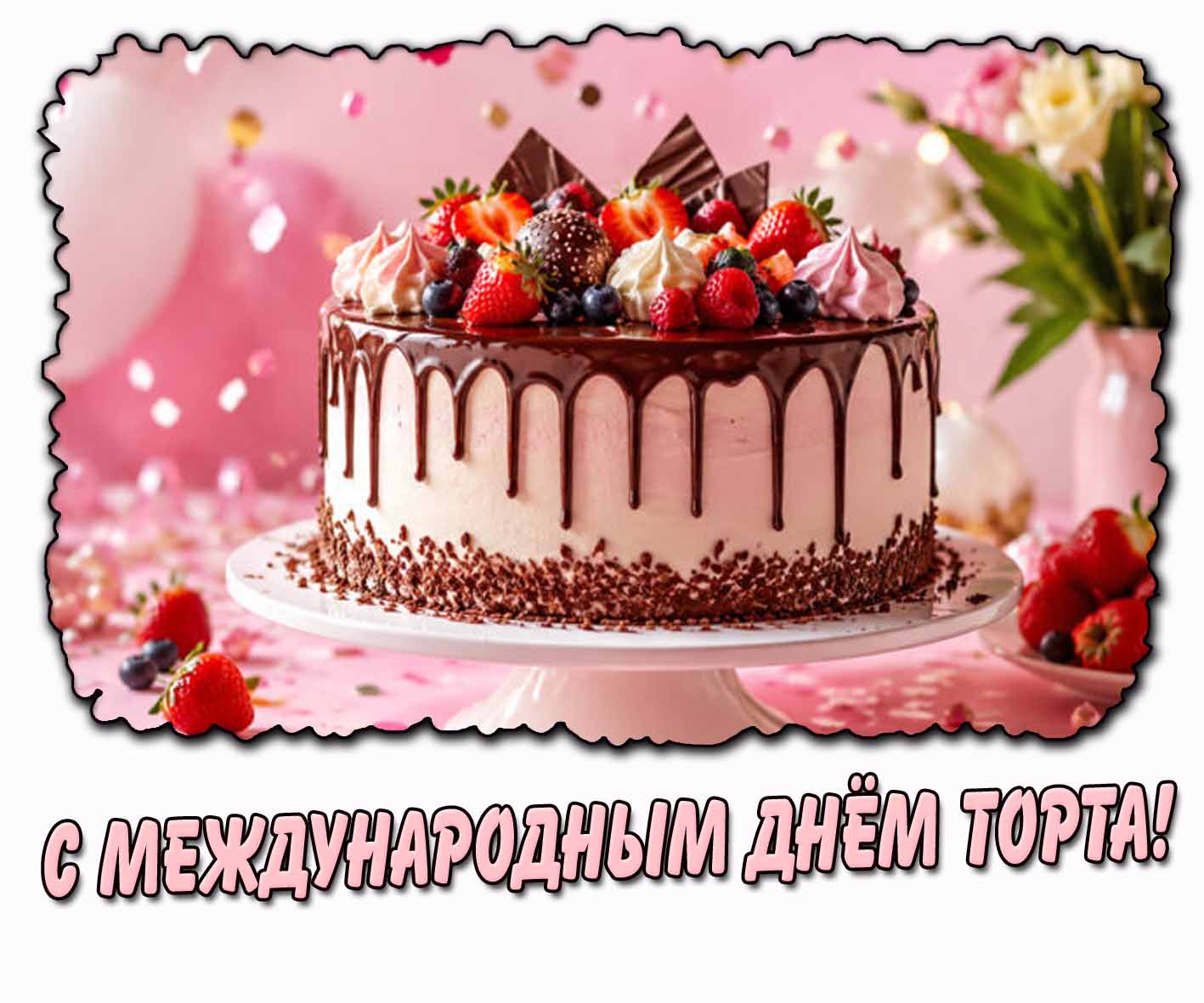 Картинка с международным днём торта