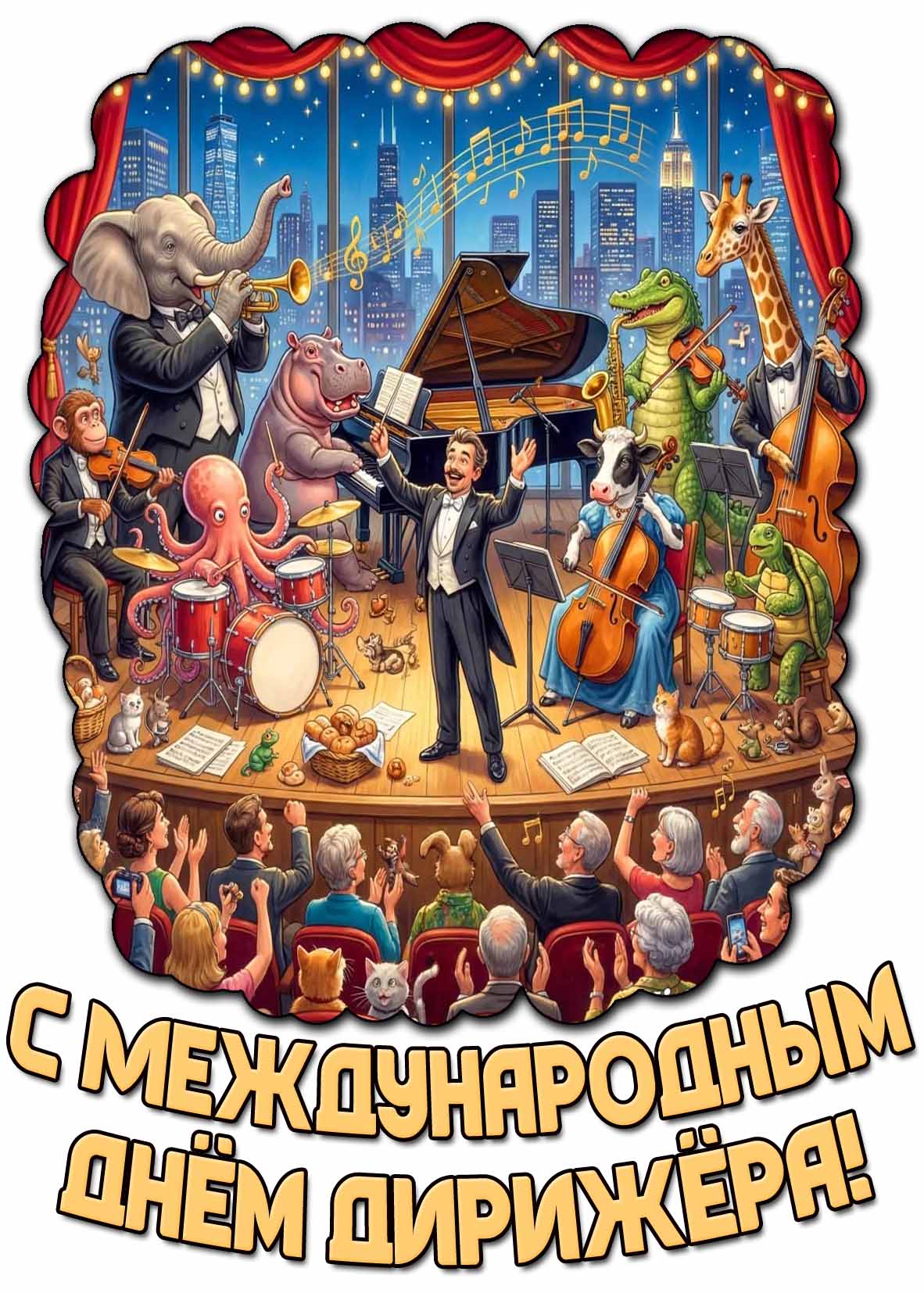 Смешная картинка с Международным днём дирижёра