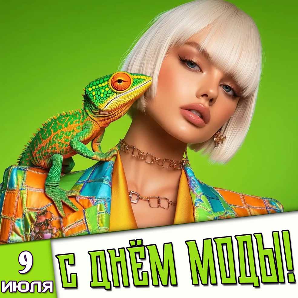 Картинка 9 июля - с днём моды!