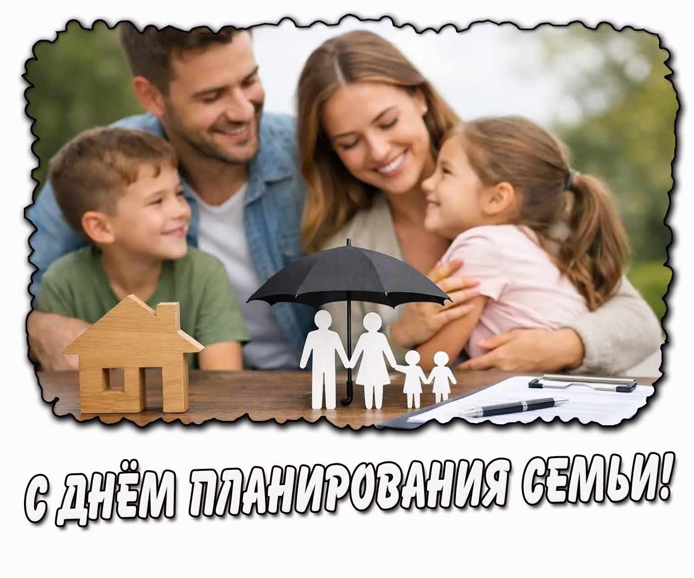 С днём планирования семьи! - красивая открытка
