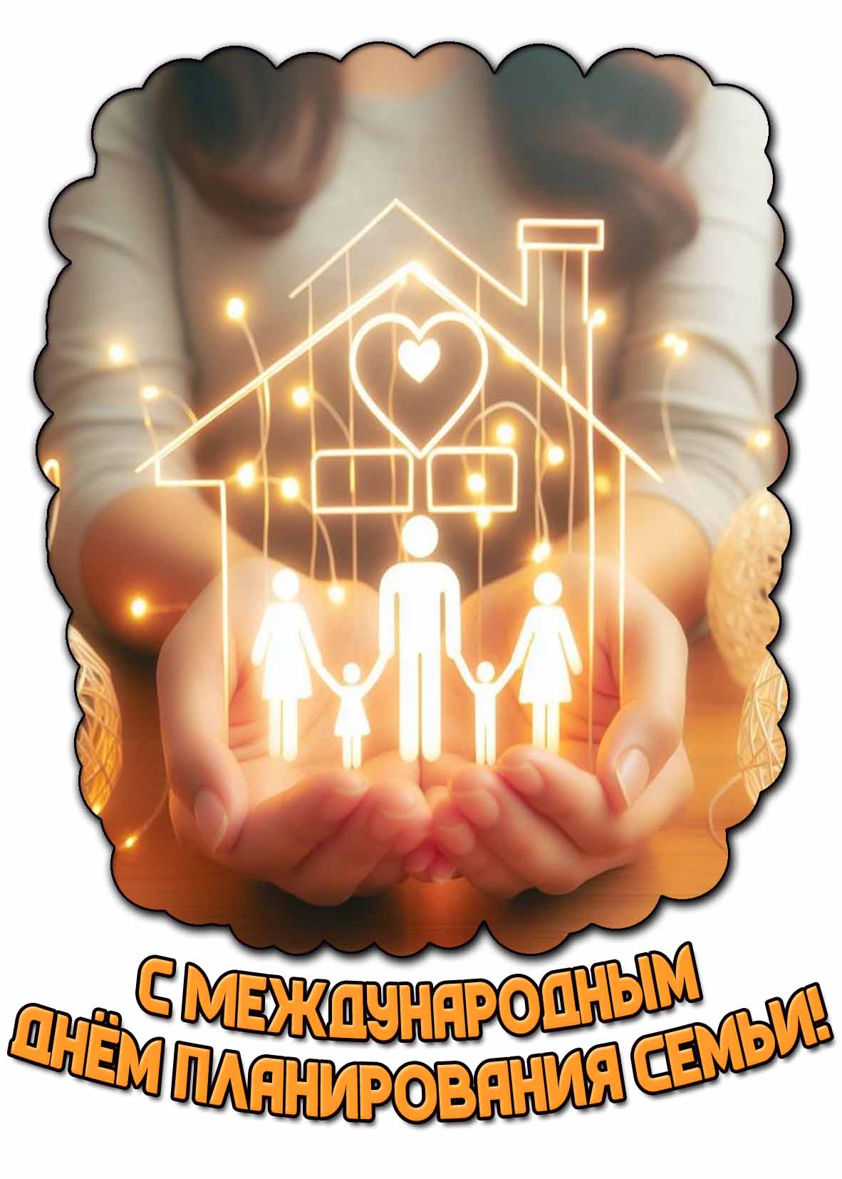 Картинка с Международным днём планирования семьи