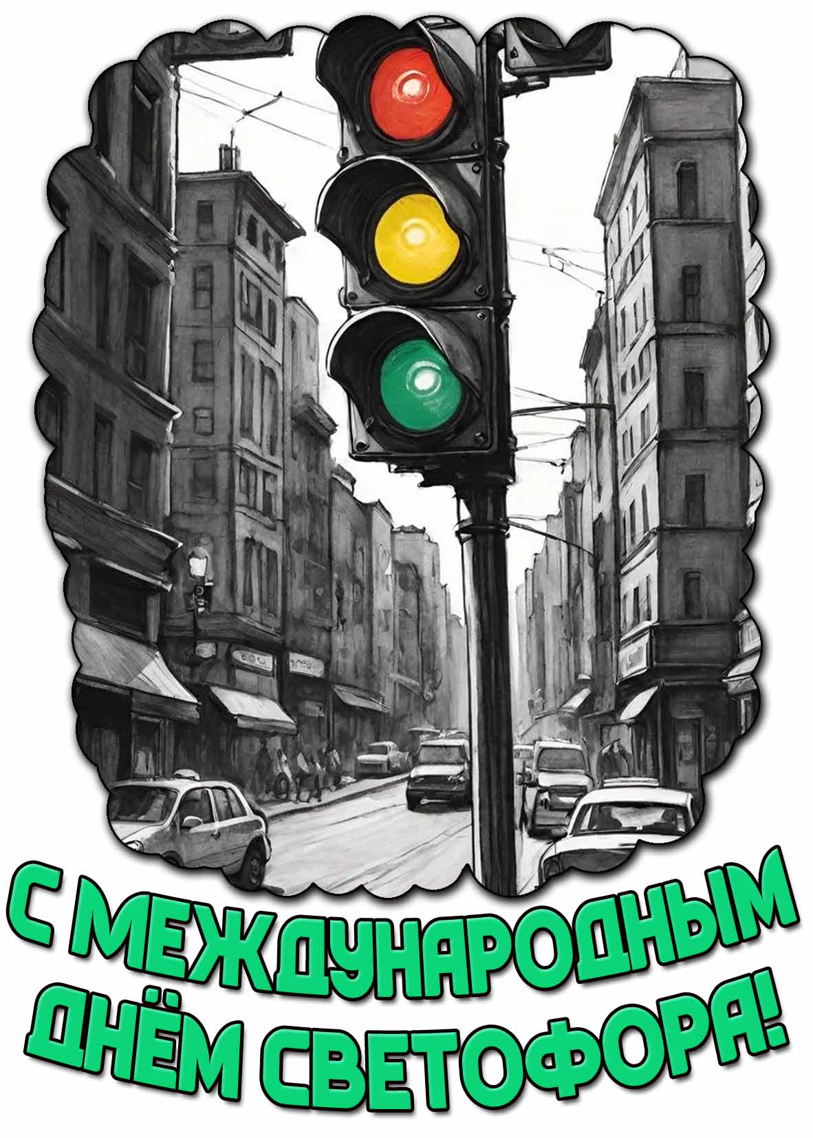 Картинка с Международным днём светофора