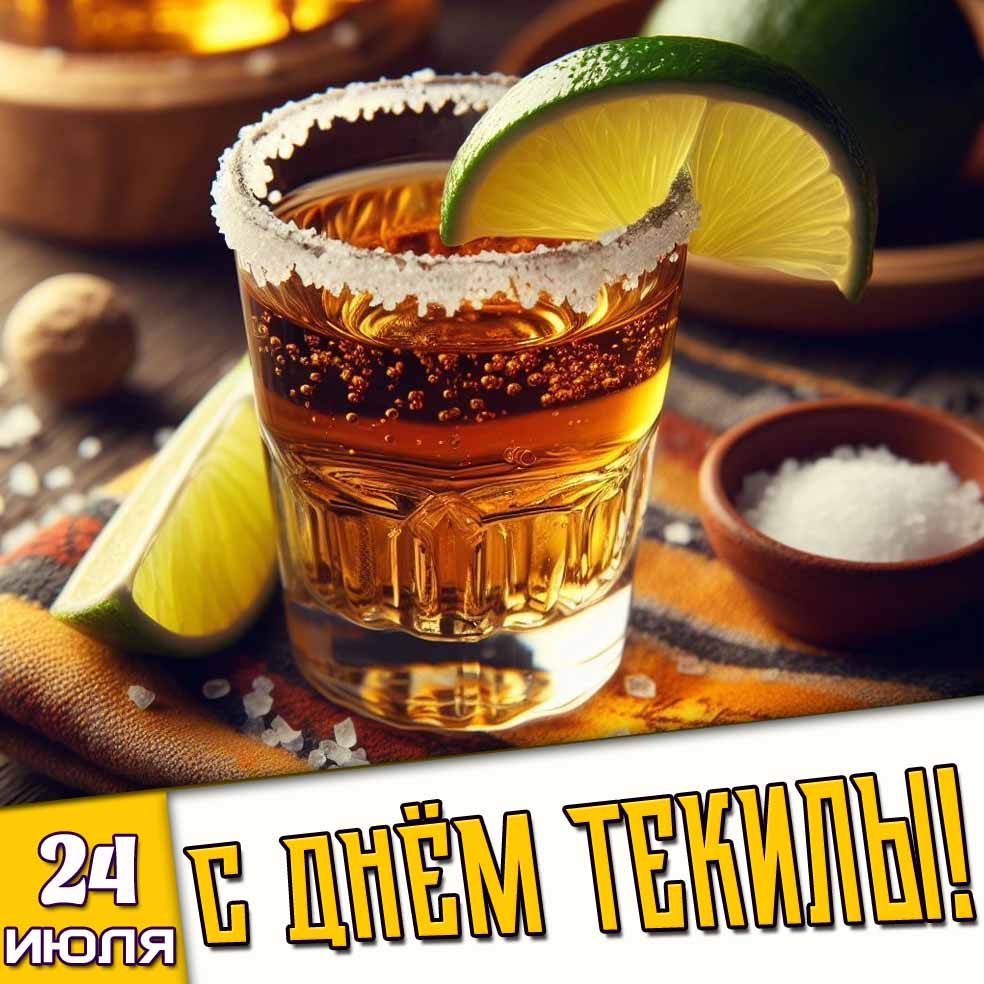 Картинка 24 июля - с днём текилы!
