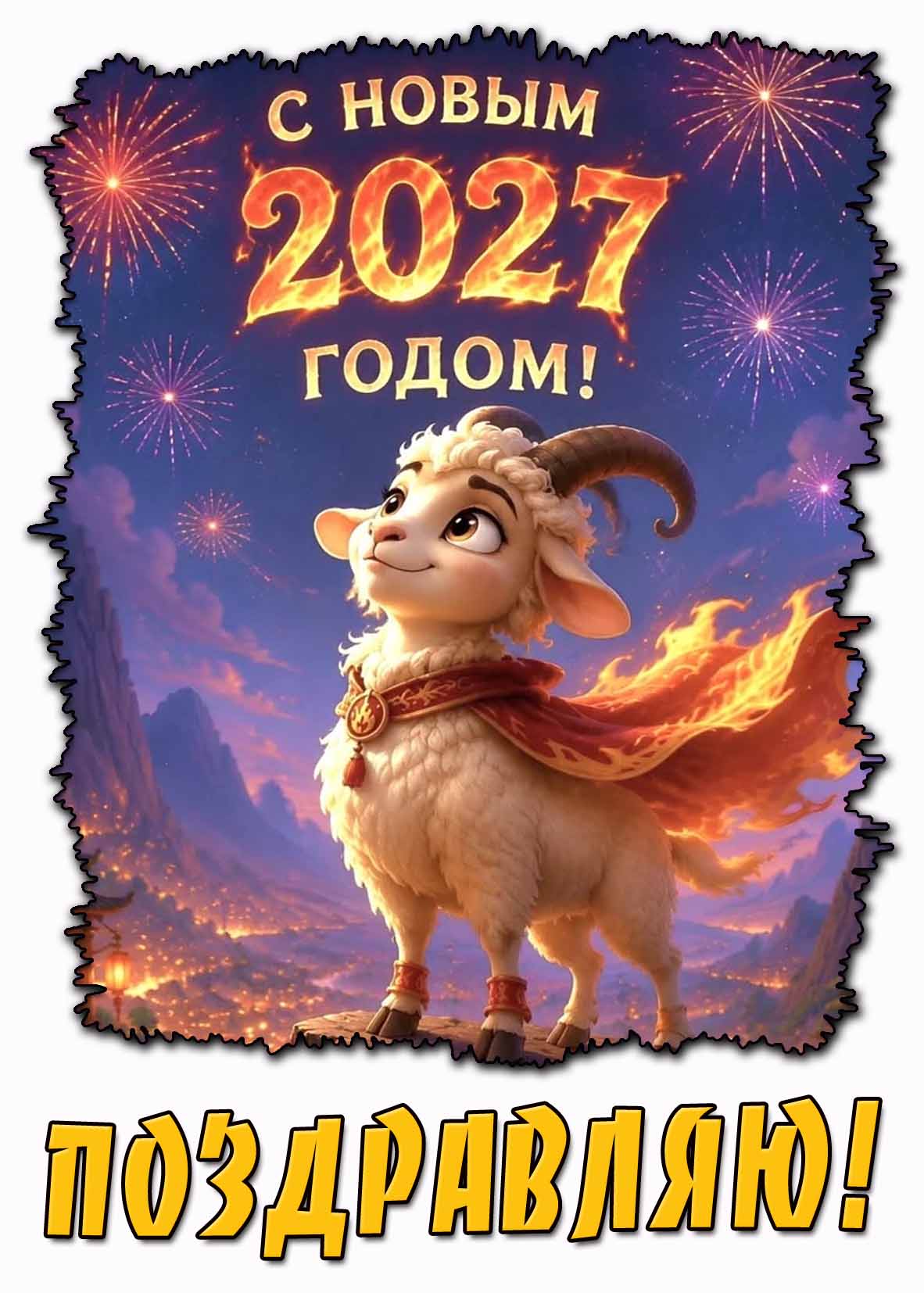 Картинка "С Новым годом 2027! Поздравляю!"