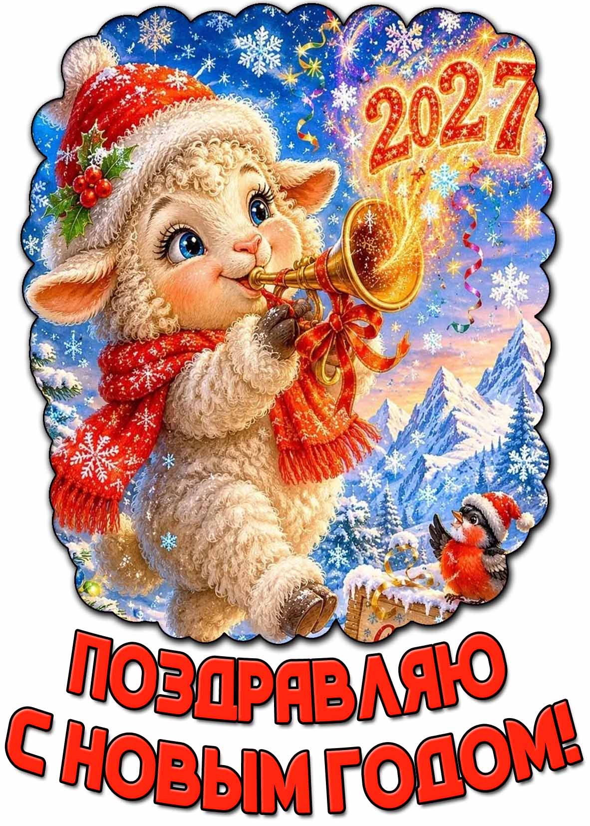Картинка "Поздравляю с Новым годом 2027!"
