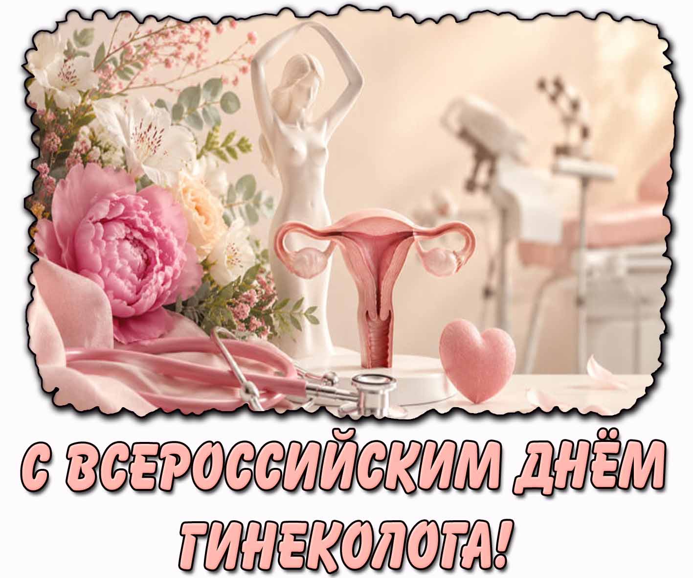 Открытка с Всероссийским днём гинеколога