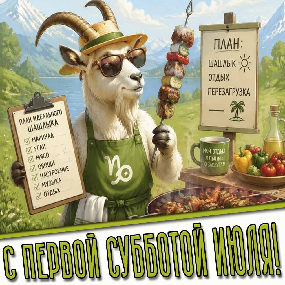 Прикольная картинка с первой субботой июля
