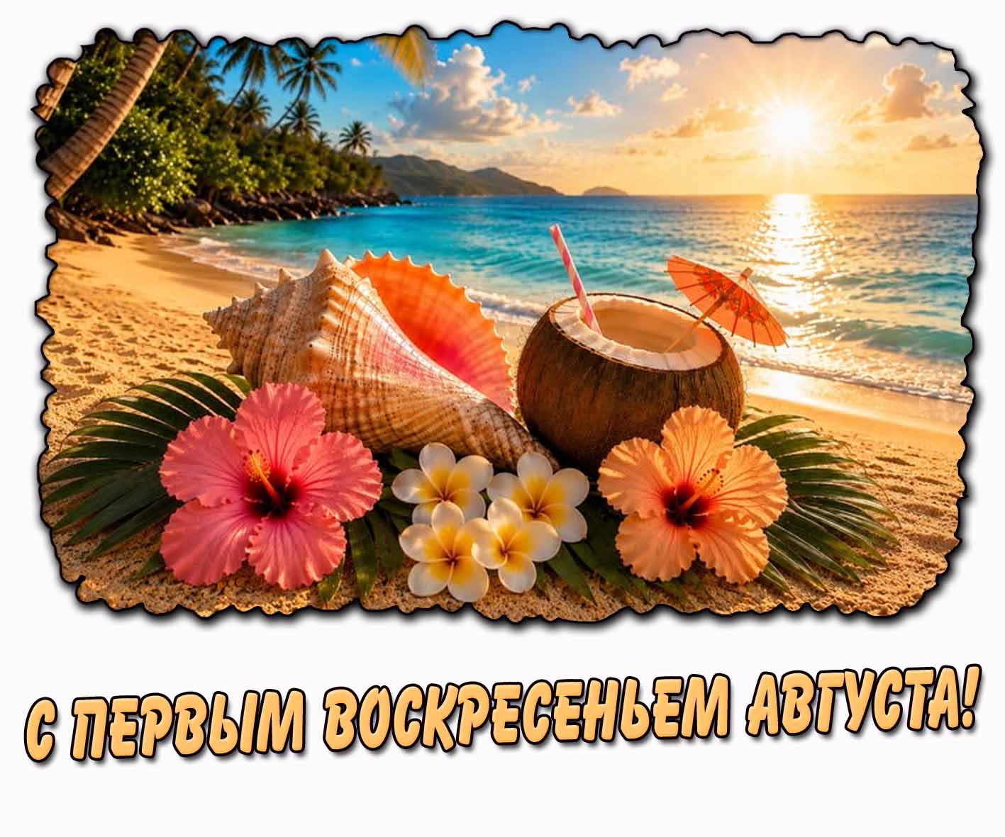 С первым воскресеньем августа! - красивая картинка