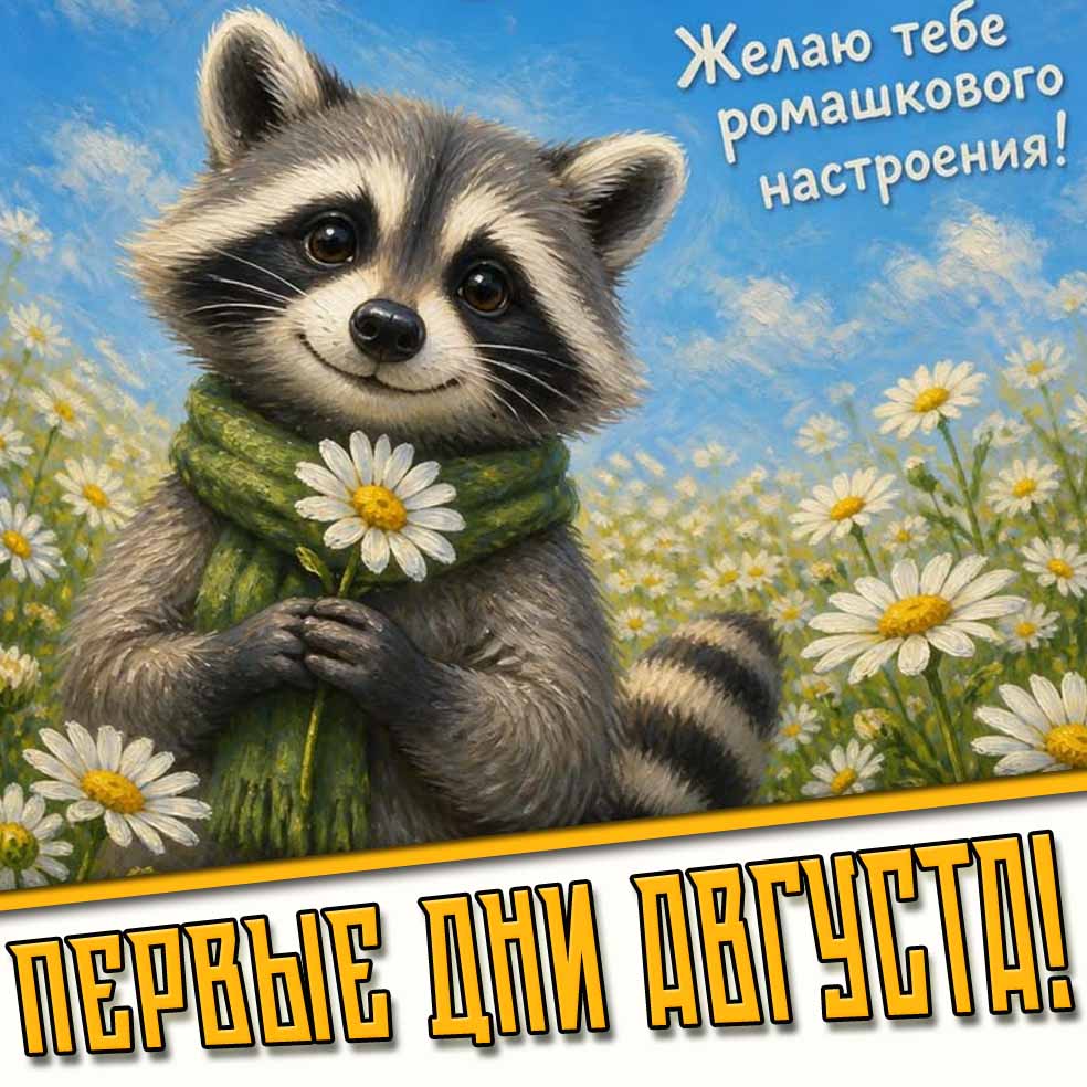 Картинки на первые дни августа