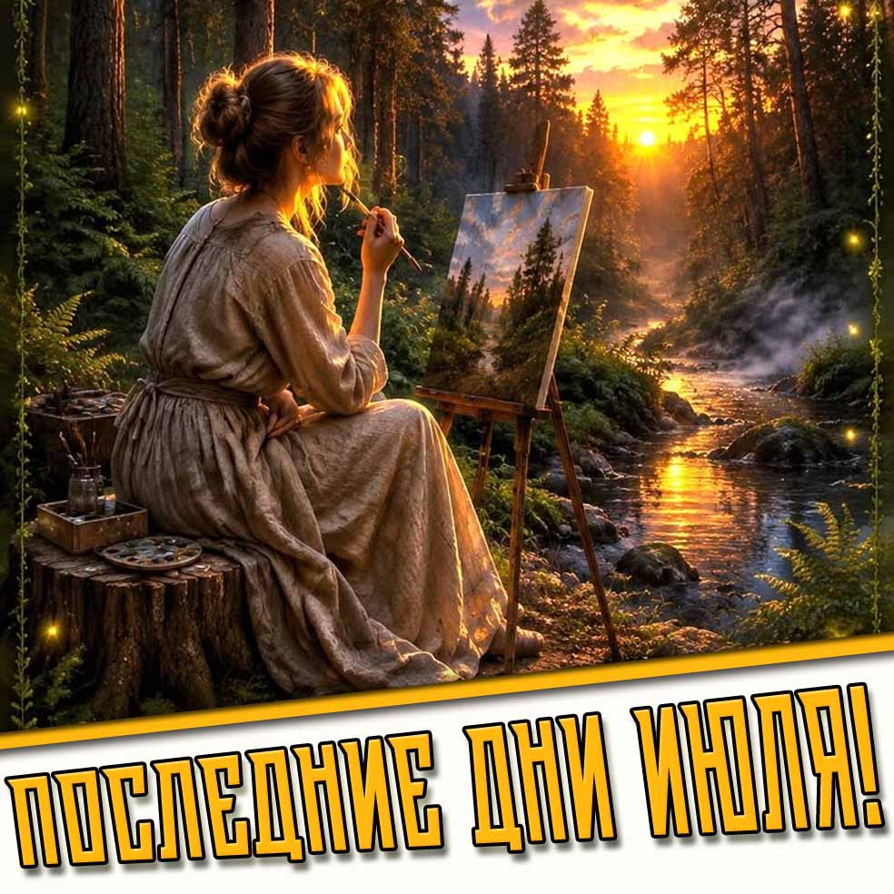 Картинки на последние дни июля
