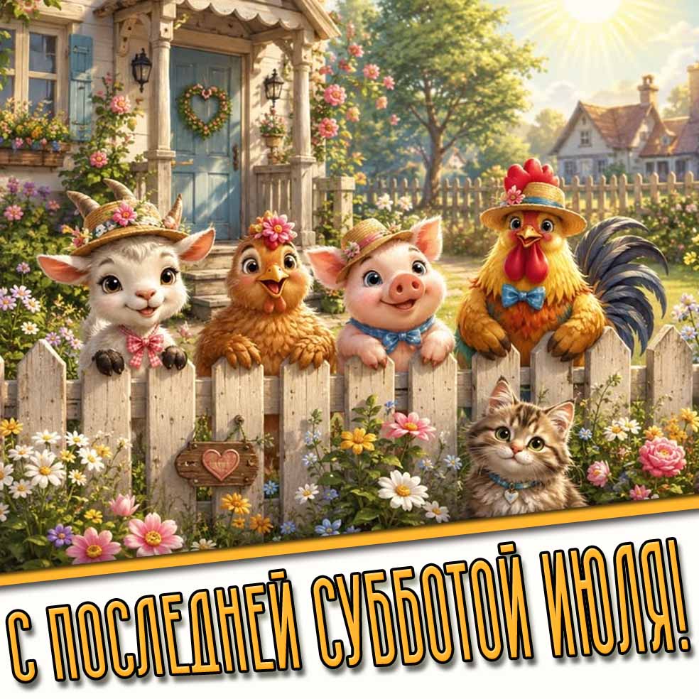 Прикольная картинка с последней субботой июля