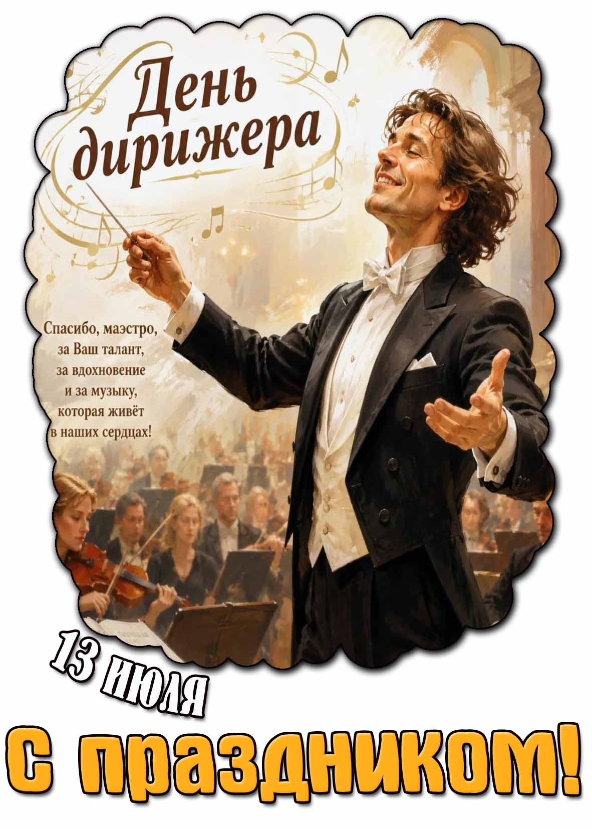 Поздравительная картинка с днём дирижёра