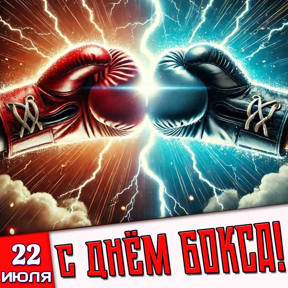 Картинка 22 июля - с днём бокса!