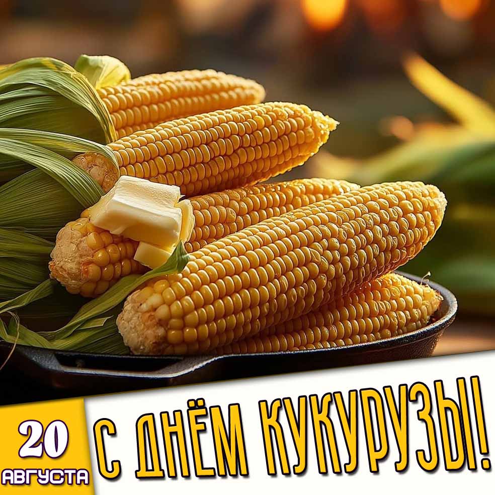 Картинка 20 августа - с днём кукурузы!