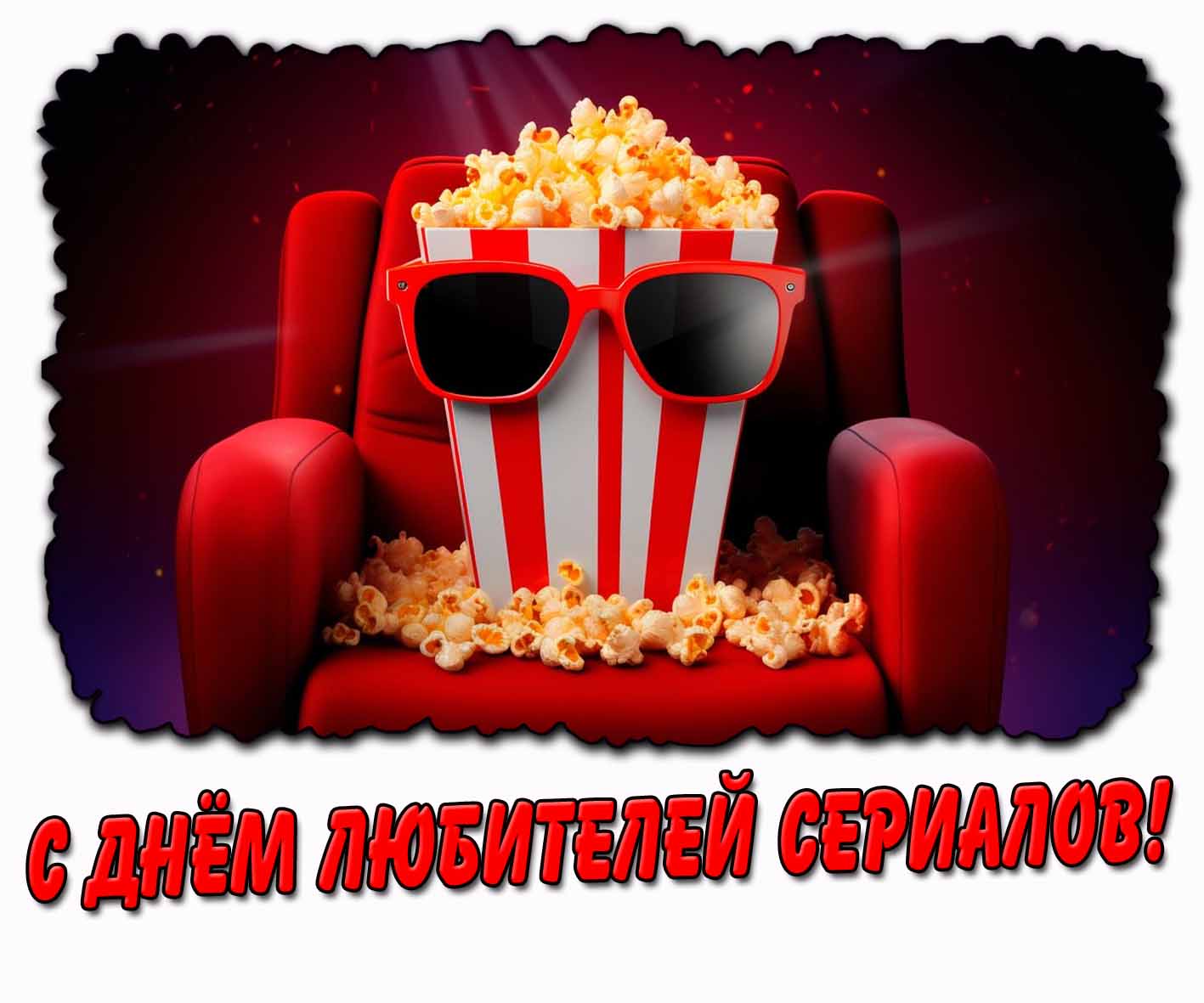 Картинка с днём любителей сериалов
