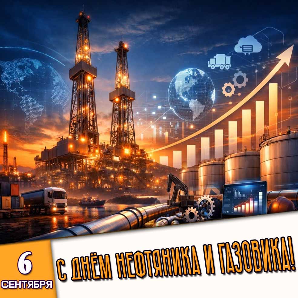 Картинка 6 сентября - с днём нефтяника и газовика!