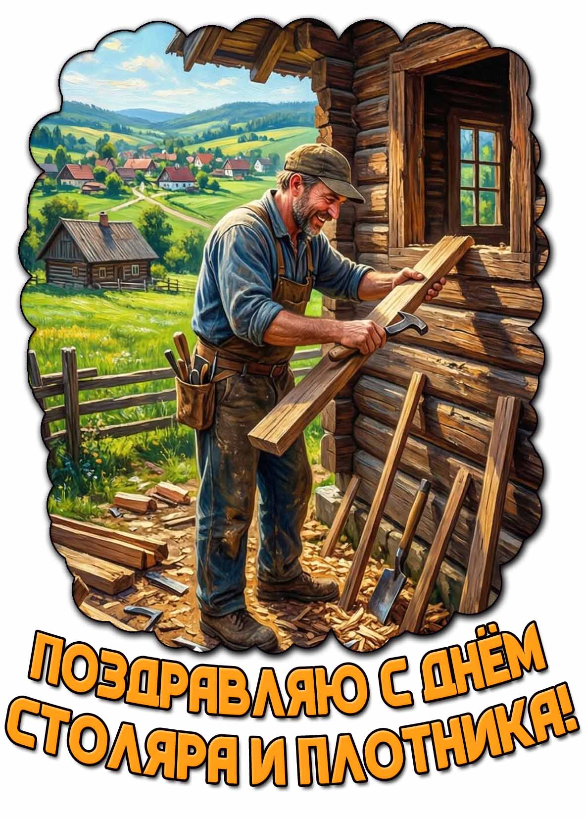 Поздравляю с днём столяра и плотника! - красивая картинка