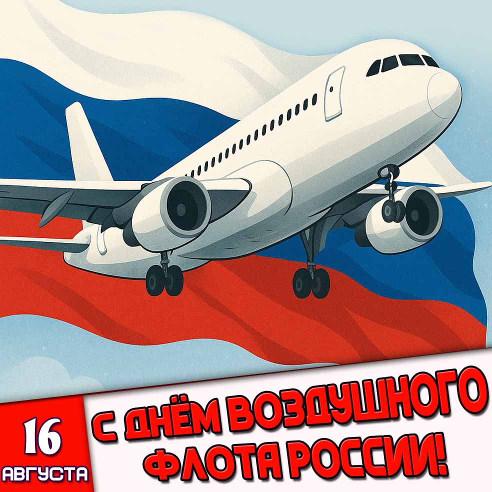 Картинка 16 августа - с днём Воздушного Флота России!