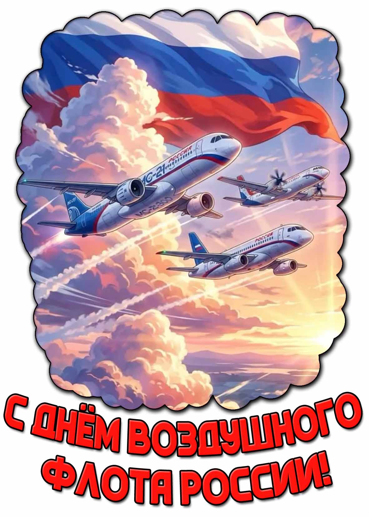 Картинка с днём Воздушного Флота России