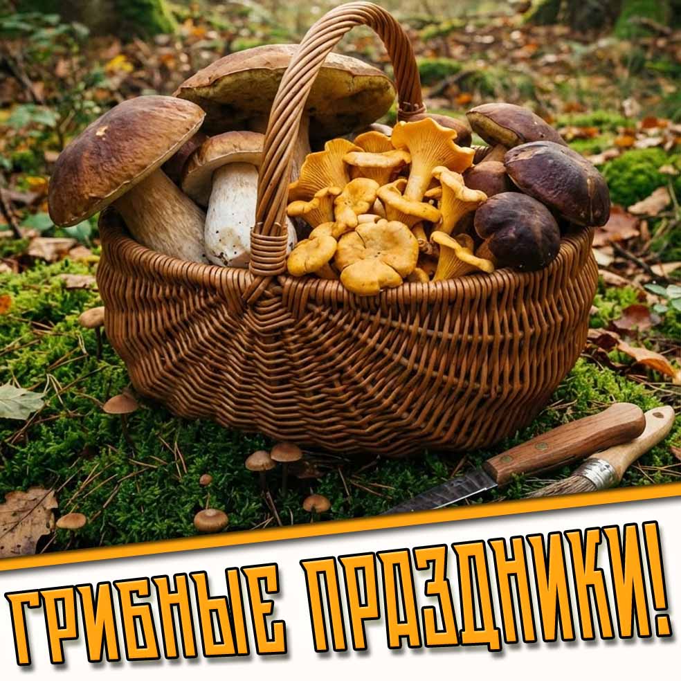 Картинки на все грибные праздники в году