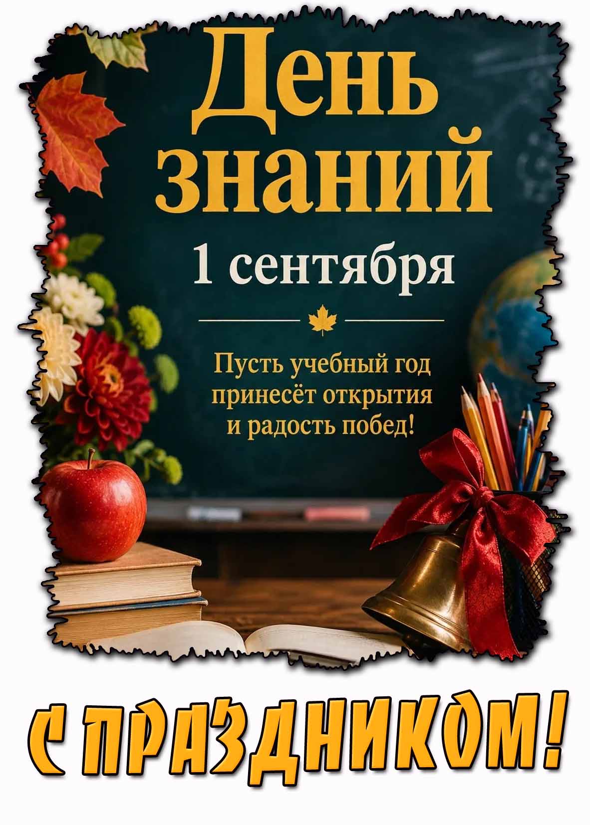 Каринка 1 сентября - день знаний! Пусть учебный год принесёт открытия и радость побед! С праздником!