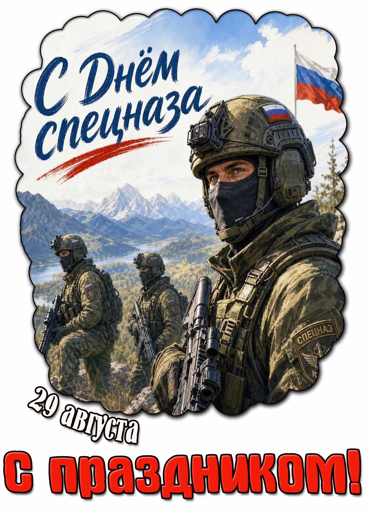 Картинка 29 августа - с днём спецназа! С праздником!
