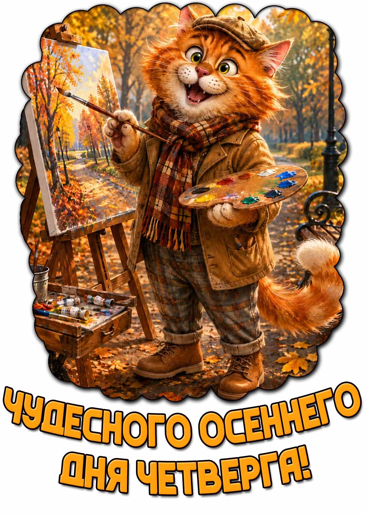 Картинка "Чудесного осеннего дня четверга!"