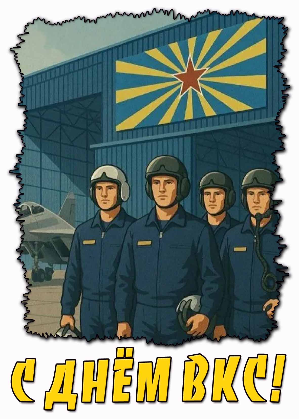 Картинка с днём ВКС