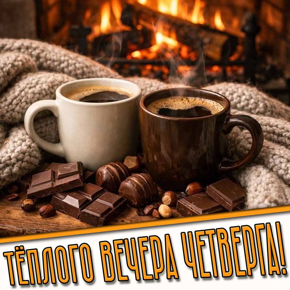 Красивая открытка "Тёплого вечера четверга!"