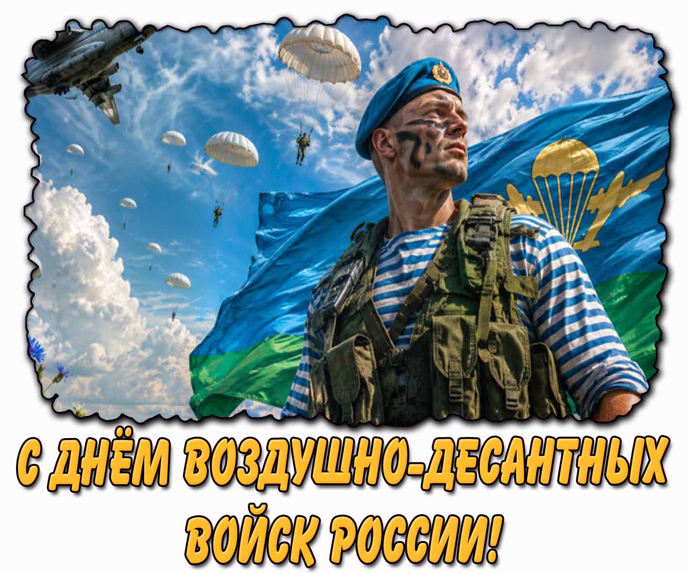 Крутая картинка с днём Воздушно-десантных войск России