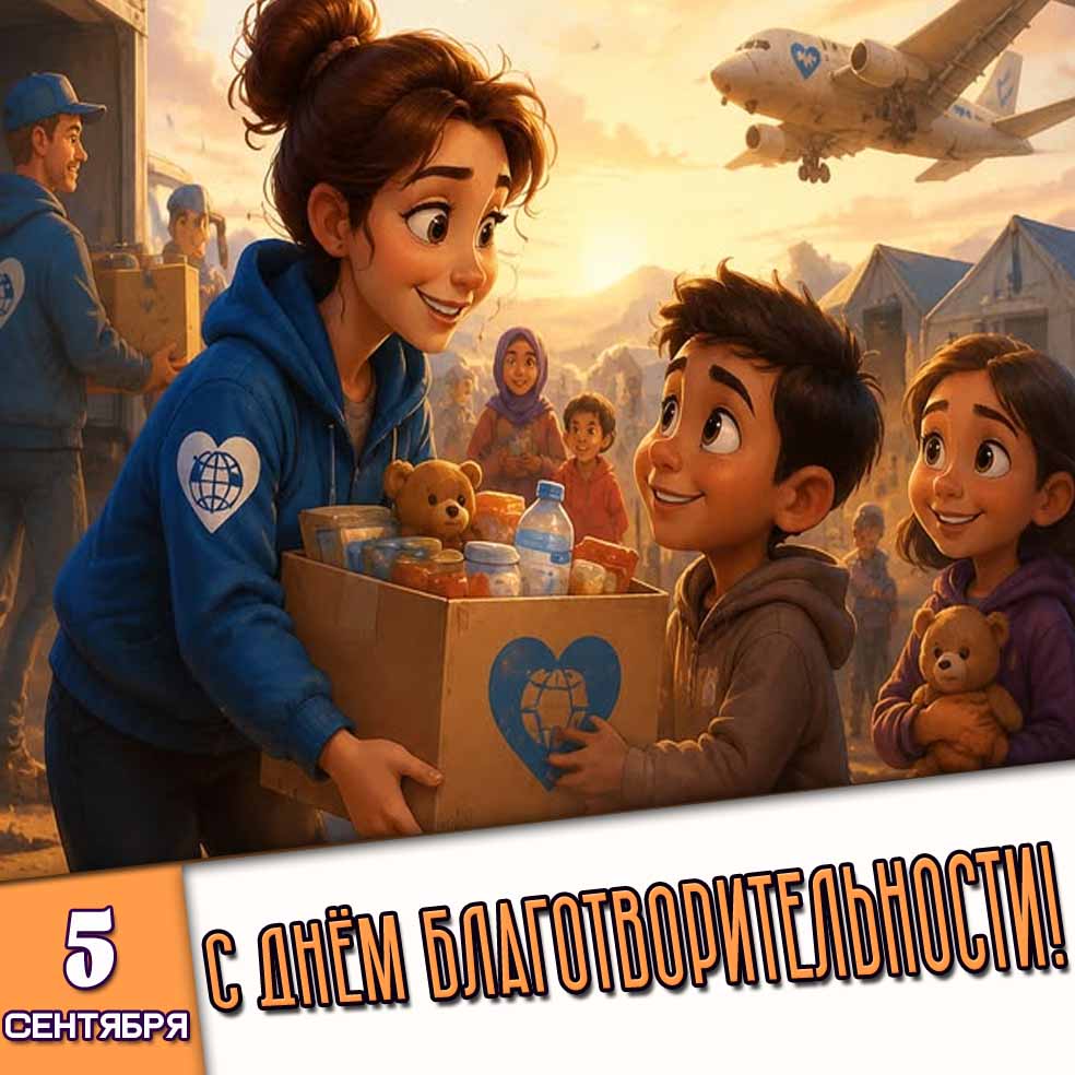 Картинка 5 сентября - с днём благотворительности!