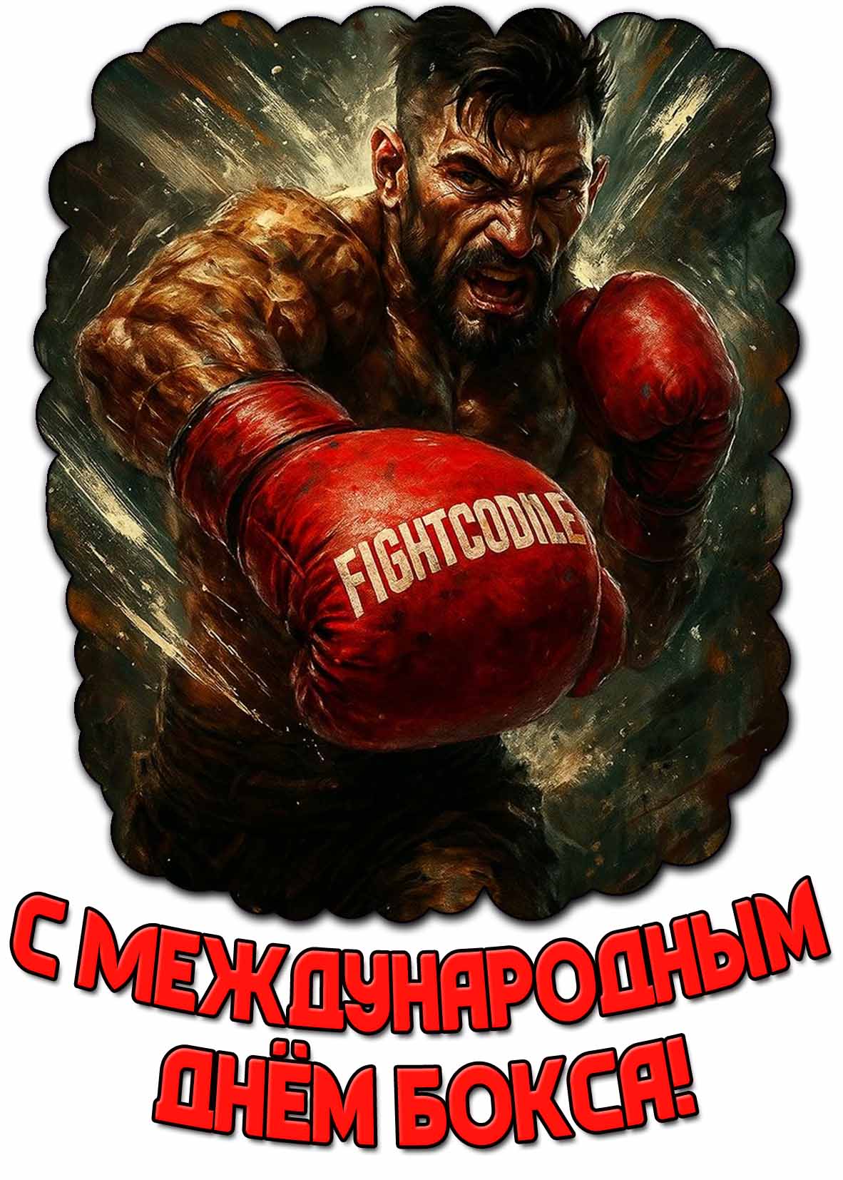 Крутая картинка с Международным днём бокса