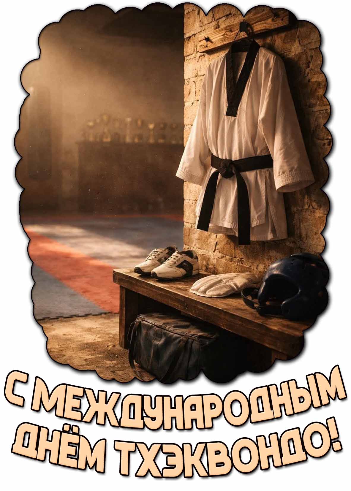 Открытка с Международным днём тхэквондо