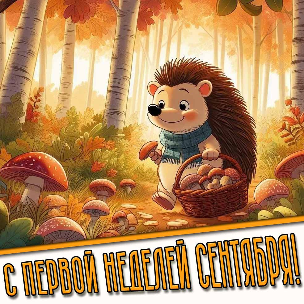 Картинка с первой неделей сентября
