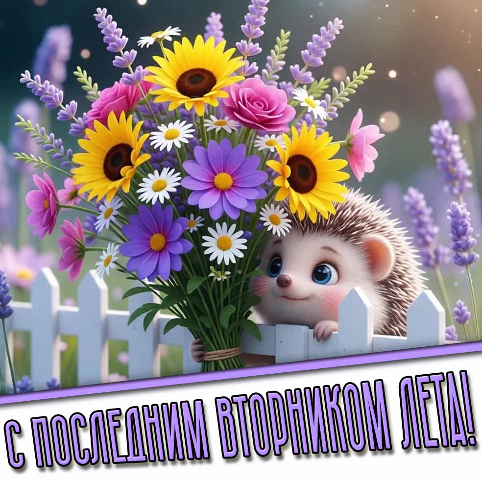 С последним вторником лета! - прикольная открытка