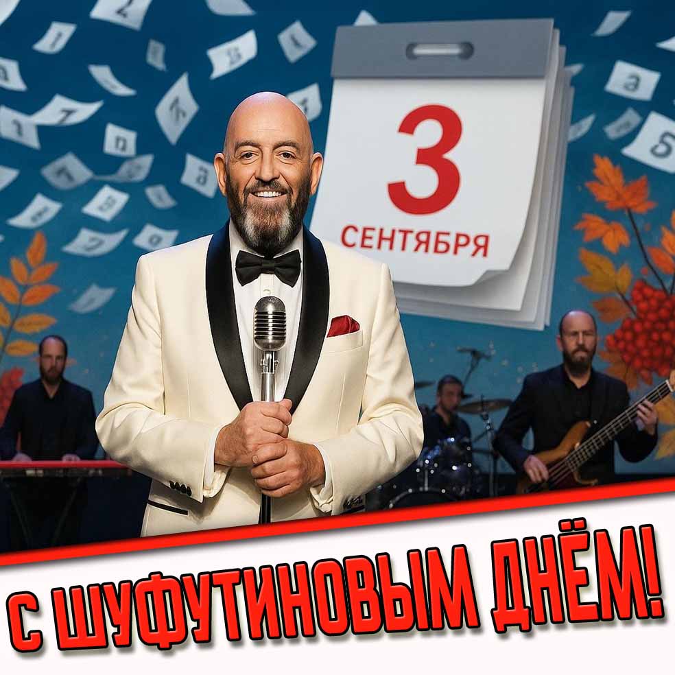 Картинка 3 сентября - с Шуфутиновым днём!