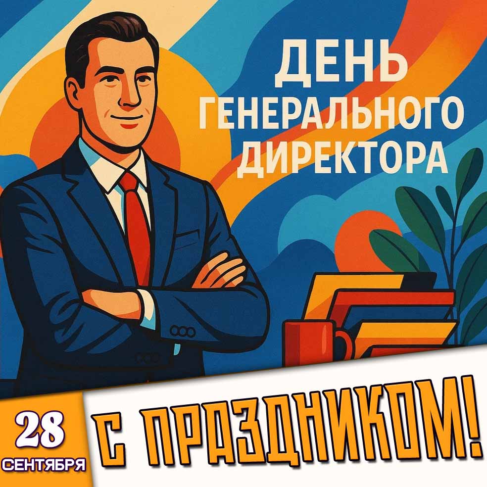 Картинка 28 сентября - день генерального директора! С праздником!