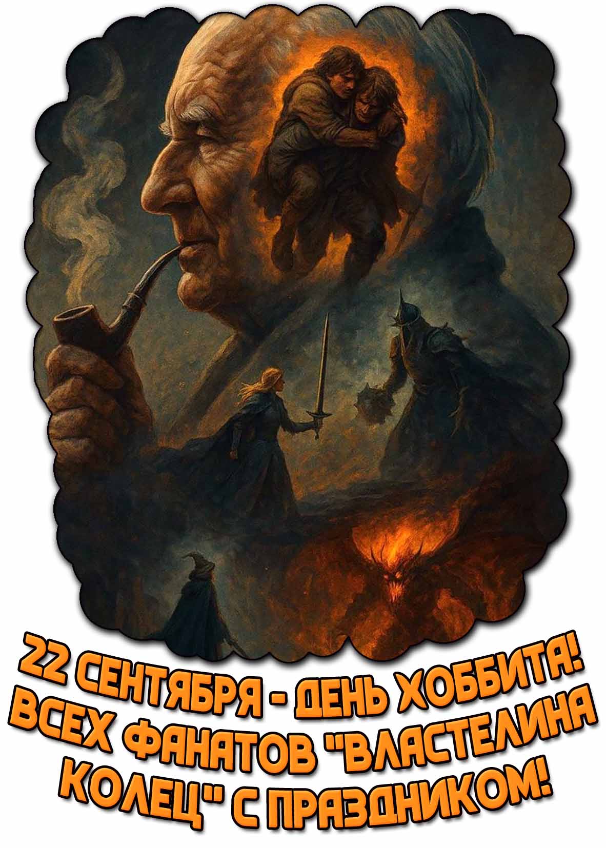 Картинка 22 сентября - день Хоббита! Все фанатов "Властелина колец" с Праздником!