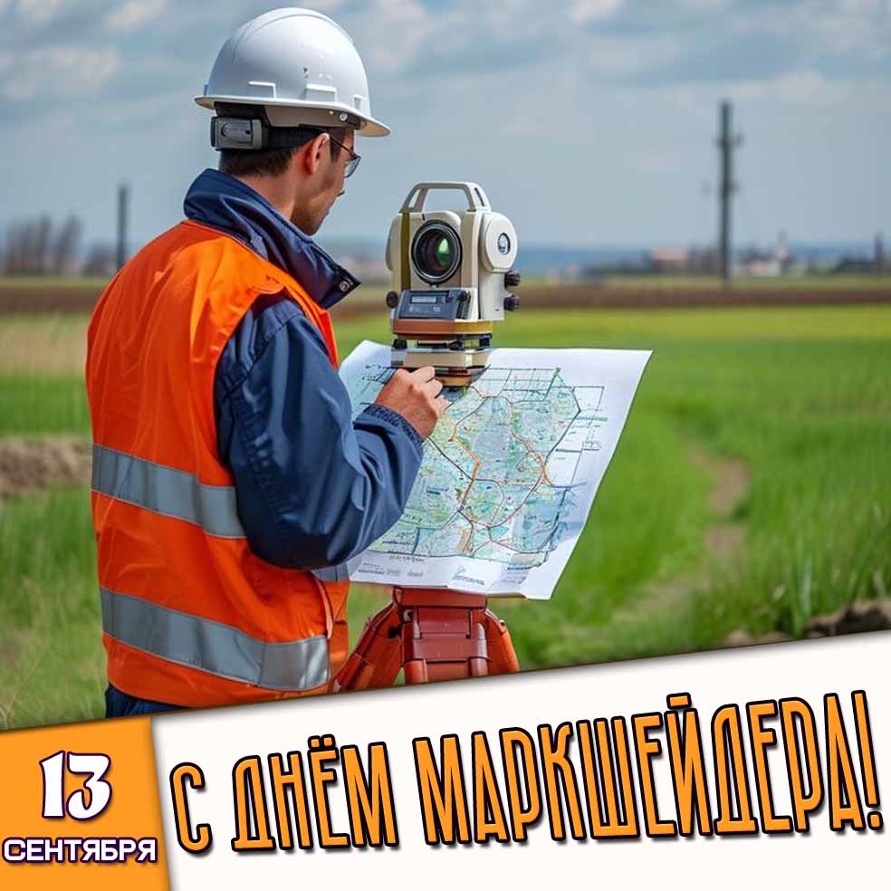 Картинка 13 сентября - с днём маркшейдера!