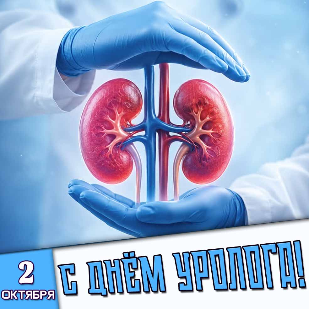 Картинка 2 октября - с днём уролога!
