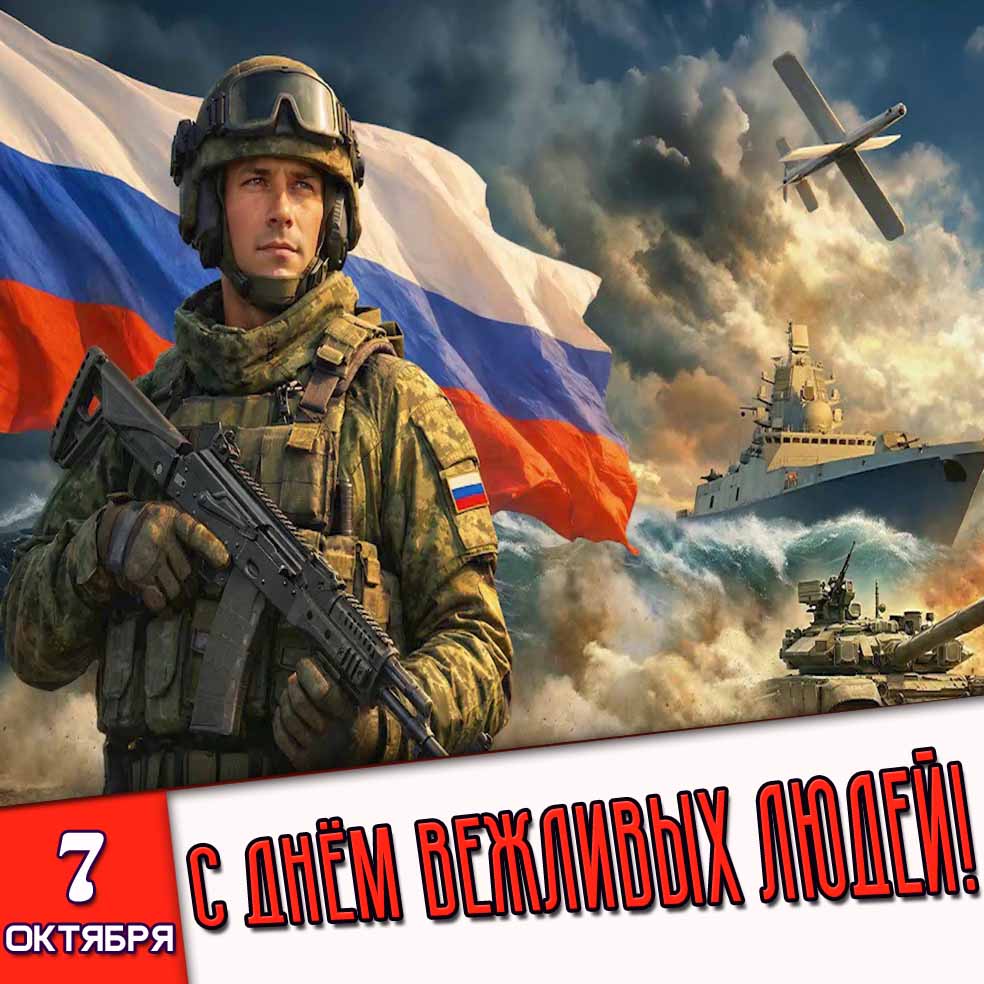 Картинка 7 октября - с днём вежливых людей!
