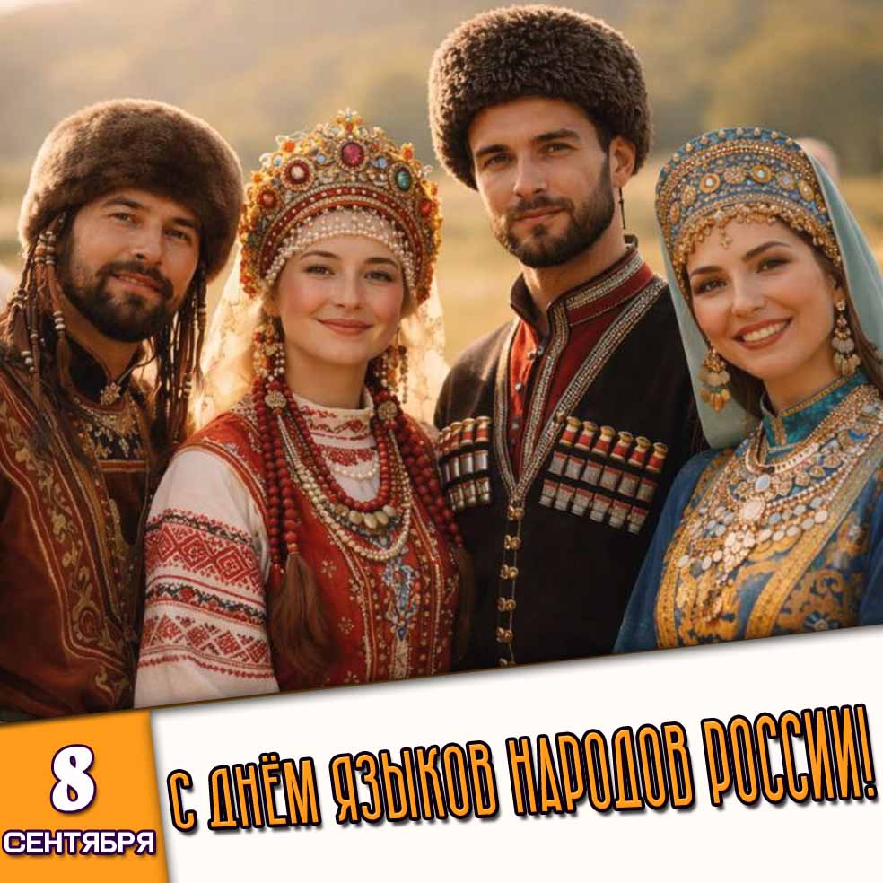 Картинка 8 сентября - с днём языков народов России!