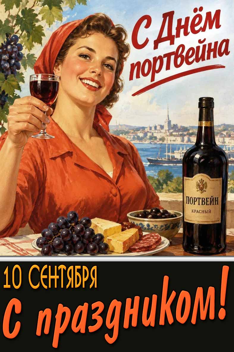 Картинка 10 сентября - с днём портвейна! С праздником!