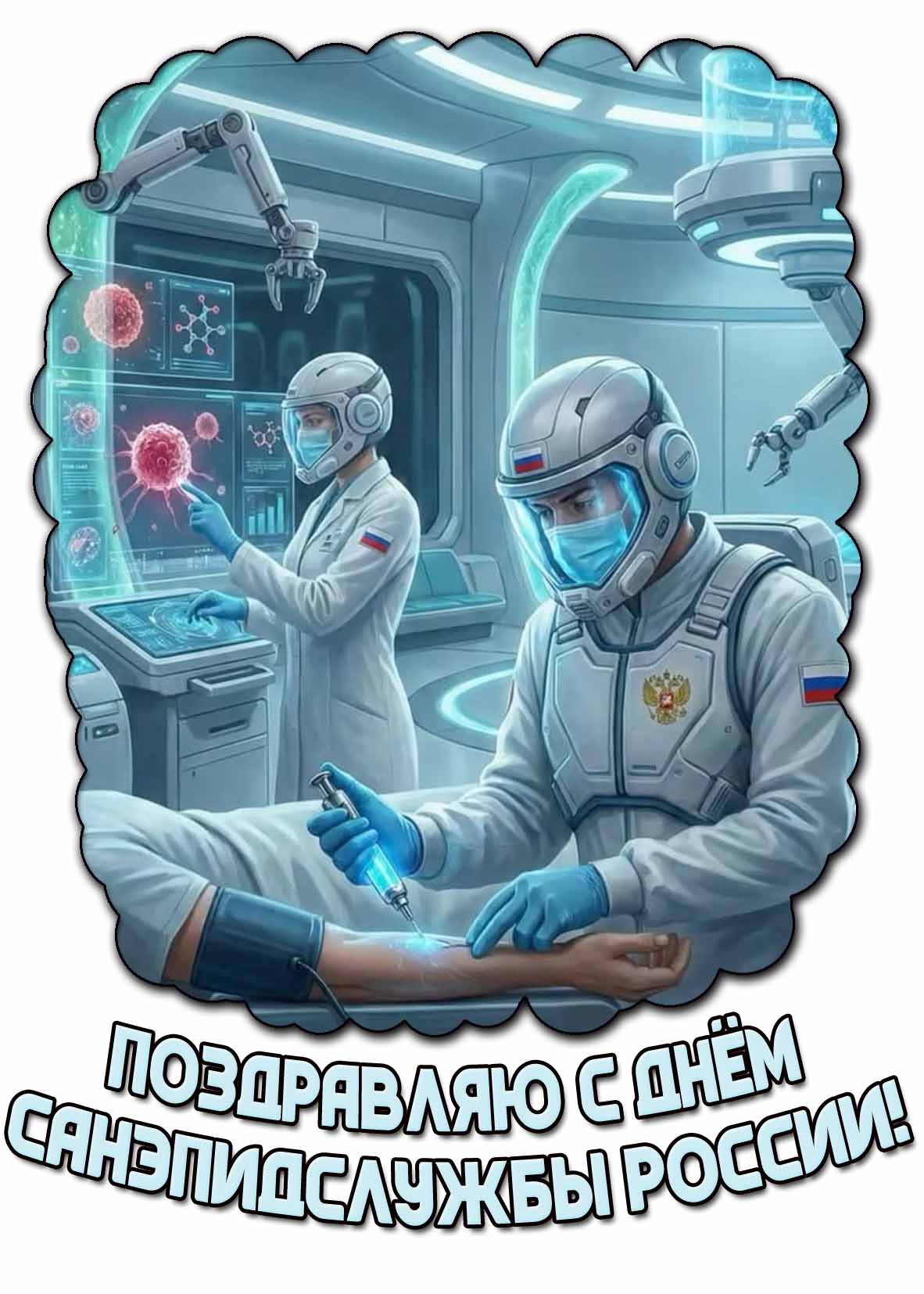 Открытка поздравляю с днём санэпидслужбы России