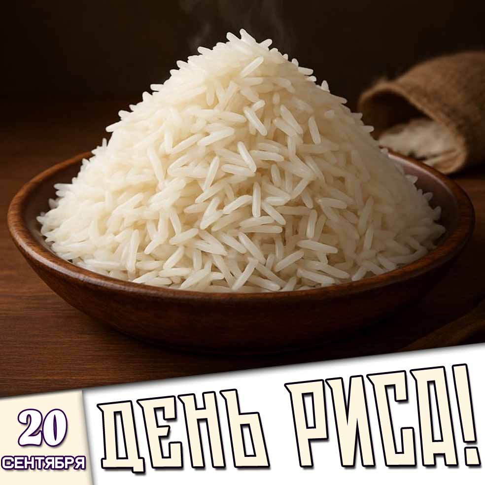 Картинка 20 сентября - день риса!
