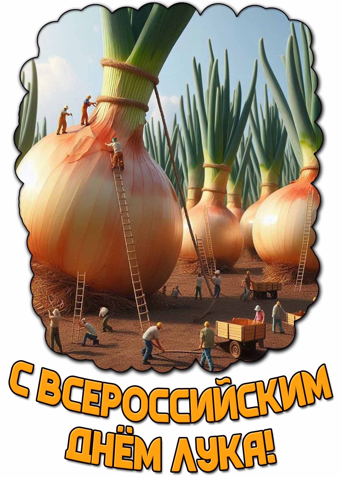 Прикольная картинка с Всероссийским днём лука